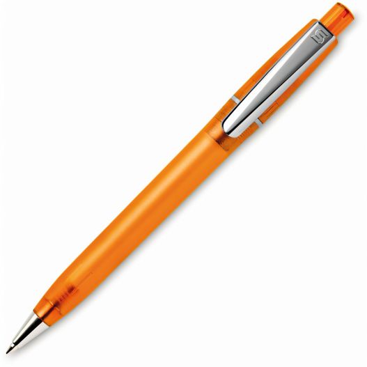 ein stift mit metallspitze und orangen körper HK - SEMYR CHROME FROST Kugelschreiber (Bild 1)