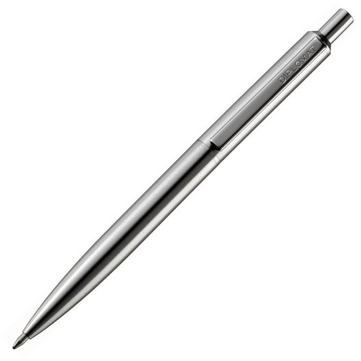 einen stift mit einer metallspitze und einer schwarzen tinte Diplomat EQUIPMENT Kugelschreiber (Bild 1)