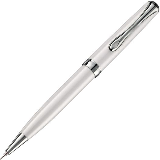 ein stift mit einem silbernen finish und einer schwarzen spitze Diplomat EXCELLENCE A2 Perlmutt Bleistift (Bild 1)