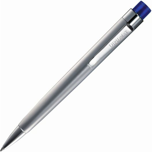 einen stift mit blauer spitze und einem silbernen körper Diplomat MAGNUM Silver Line Kugelschreiber (Bild 1)