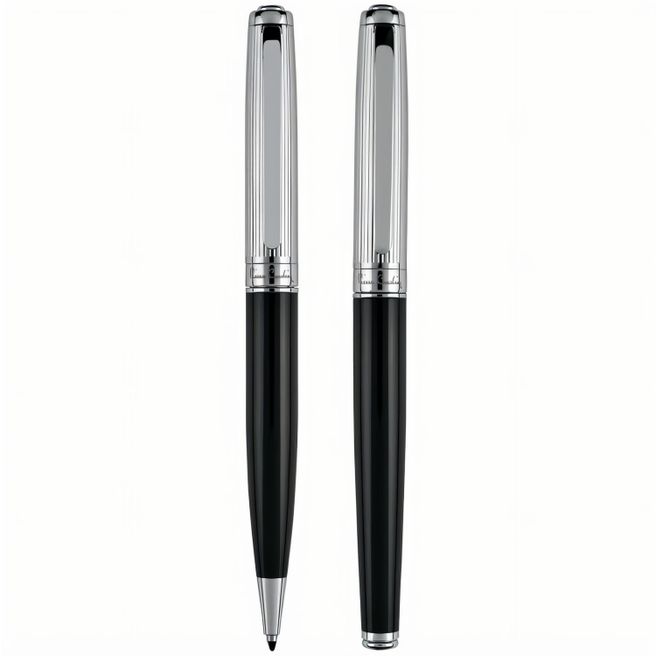 Produktabbildung Pierre Cardin DIDIER - Chrome Kugelschreiber und Rollerball Pierre Cardin DIDIER - Chrome Kugelschreiber und Rollerball
