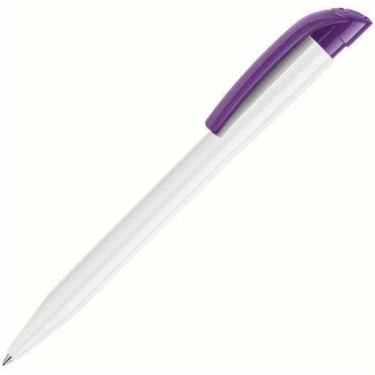ein stift mit einer lila spitze und weißen spitze HK - S45 Kugelschreiber (Bild 1)