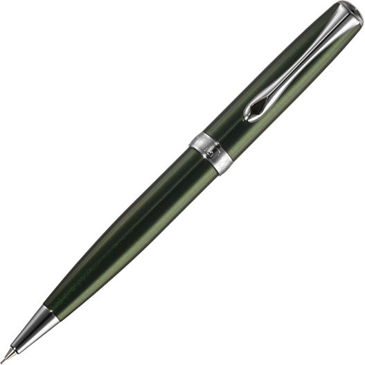 ein stift mit grünem finish und silberfarbenem trimm Diplomat EXCELLENCE A2 Ever Chrom Bleistift (Bild 1)