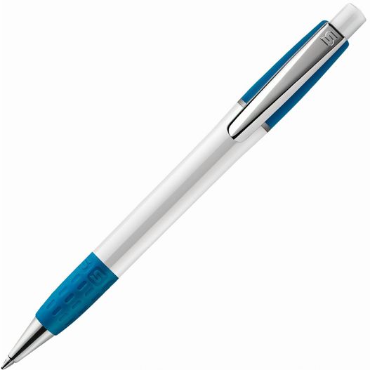 ein stift mit blauer spitze und einer silbernen spitze HK - SEMYR GRIP YOUNG Kugelschreiber (Bild 1)
