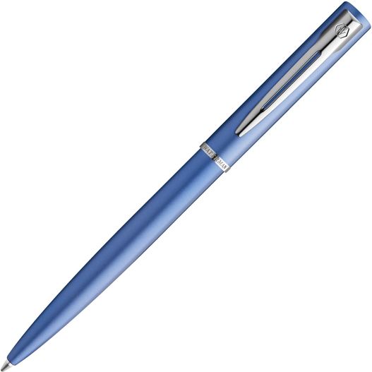 ein blauer stift mit einer silbernen spitze Waterman ALLURE Kugelschreiber (Bild 1)