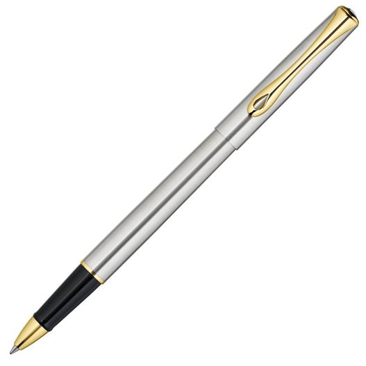 Diplomat TRAVELLER Edelstahl Gold Rollerball (Bild 1)