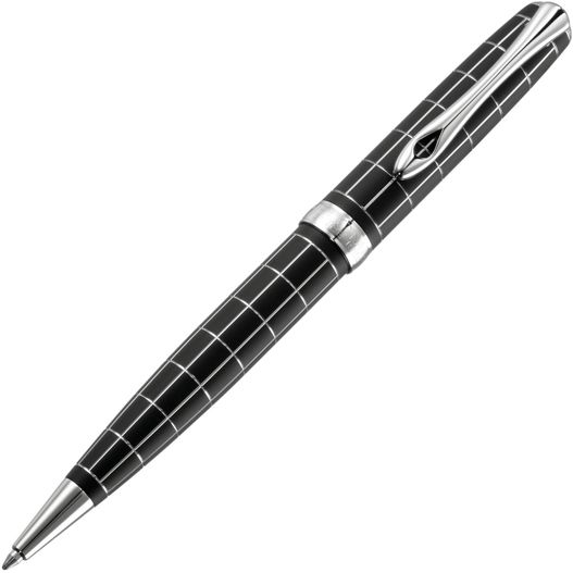 ein stift mit einem schwarzen und silbernen finish Diplomat EXCELLENCE Aplus Raute Kugelschreiber (Bild 1)
