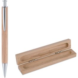 Produktabbildung HK - 310 G2 holzfarben Kugelschreiber im Holzetui HK - 310 G2 holzfarben Kugelschreiber im Holzetui