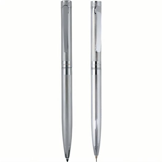 ein stift und ein kugelschreiber dargestellt Pierre Cardin RENEE Kugelschreiber und Drehbleistift (Bild 1)