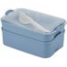 koziol STAKK BENTOBOX READY - Bentobox 2l+Liquidsafe Box+Besteckset