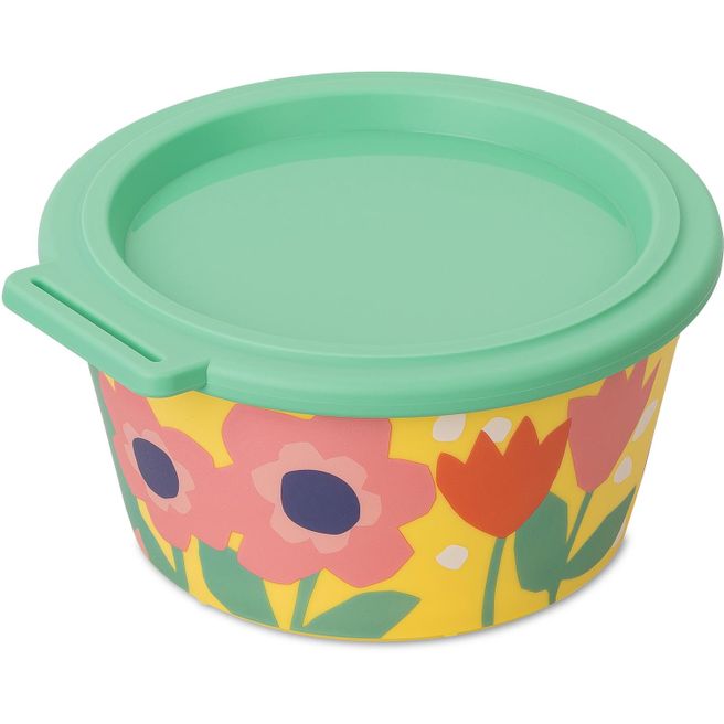 koziol NORA BOX 700ml BLOOMS - Schale 700ml mit Deckel