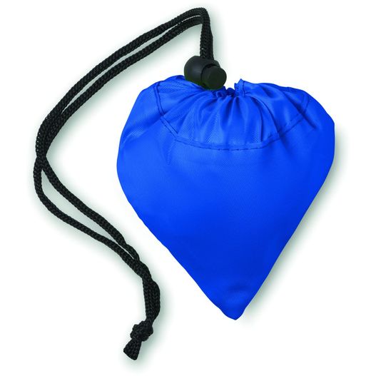 eine blaue tasche mit einer schwarzen saite darauf Faltbare Einkaufstasche FRESA (Bild 1)