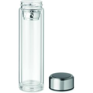 Flasche 390ml mit LED Anzeige POLE GLASS