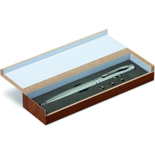 ein stift und ein paar scheren in einer box Laserpointer mit Touchpen ALASKA (Bild 1)