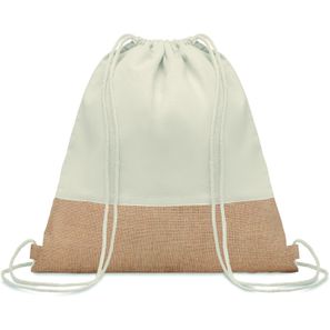 Beutel mit Kordelzug Jute INDIA