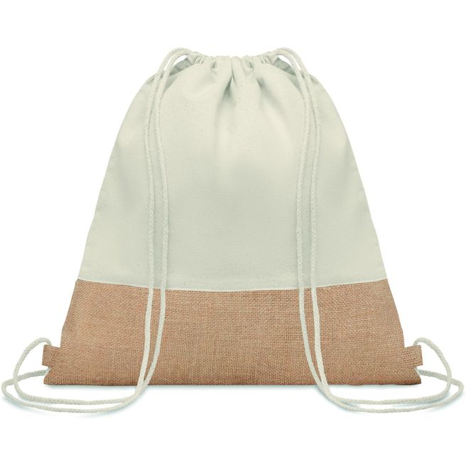 Beutel mit Kordelzug Jute INDIA