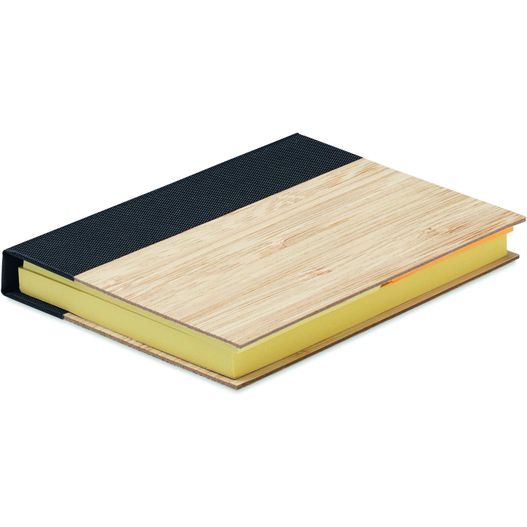ein holzbuch mit einer schwarzen abdeckung Notizzettel-Set VISIONBAM (Bild 1)