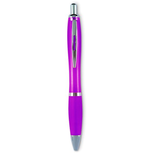 ein stift mit einem lila körper und silbernen spitze Riocolor Kugelschreiber RIOCOLOUR (Bild 1)