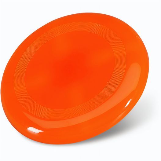 eine helle orange frisbee, die auf einer weißen oberfläche sitzt Wurfscheibe SYDNEY (Bild 1)