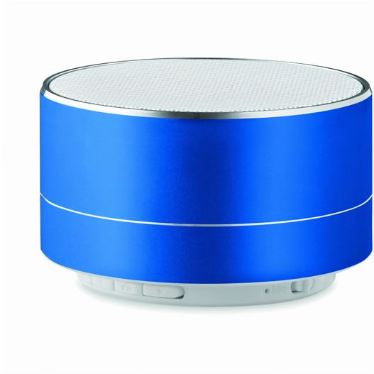 ein blauer tragbarer lautsprecher mit einem metallboden 2.1 wireless Lautsprecher SOUND (Bild 1)