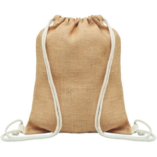 Jute Beutel mit Kordelzug FUKURO (Bild 1)