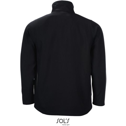 eine schwarze jacke mit einem weißen logo auf der brust RACE men ss jacket 280g RACE MEN (Bild 1)