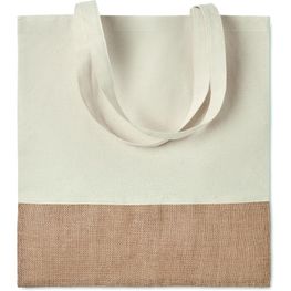 Produktabbildung Einkaufstasche mit Jutebesatz INDIA TOTE Einkaufstasche mit Jutebesatz INDIA TOTE