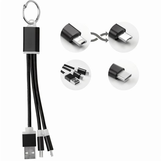 Schlüsselring mit Kabel-Set RIZO (Bild 1)