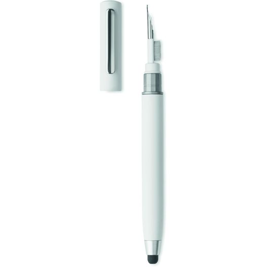 ein stift und ein stifthalter auf einer weißen oberfläche Kuli mit Reinigungs-Set CLEANPEN (Bild 1)