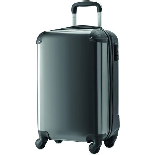 ein schwarzer koffer mit rädern auf weißem hintergrund Trolley PC/ABS PICKME (Bild 1)