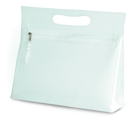 eine plastiktasche mit reißverschluss innen Transparente Kosmetiktasche MOONLIGHT (Bild 1)