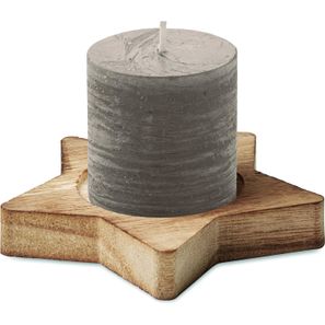 Kerze mit Halter LOTUS