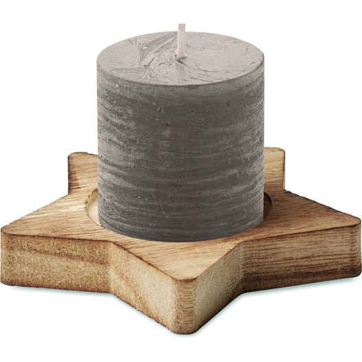 Kerze mit Halter LOTUS (Bild 1)