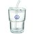 Glasbecher mit Trinkhalm 400ml SIP (Bild 4)
