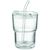Glasbecher mit Trinkhalm 400ml SIP (Bild 1)