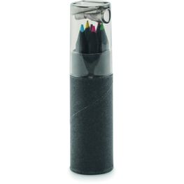 Buntstifte-Set mit Anspitzer NEGRO