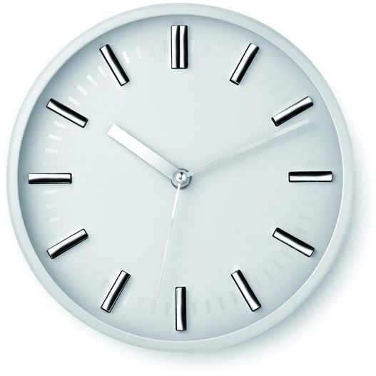 eine uhr mit einem weißen gesicht und schwarzen händen Wanduhr COSY (Bild 1)