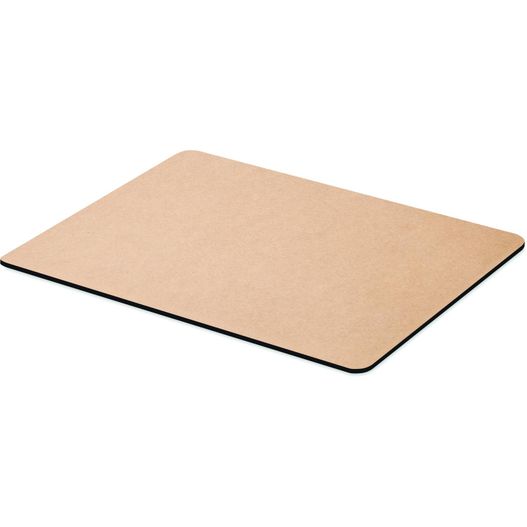 ein holzschneidebrett mit schwarzem rand Mousepad recyceltes Papier FLOPPY (Bild 1)