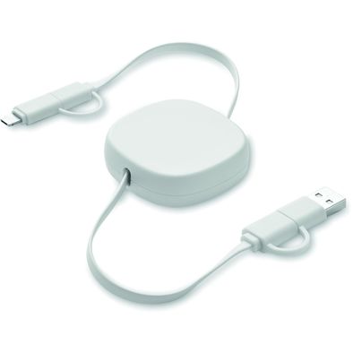 Produktabbildung Einziehbares Ladekabel 60W LINEA Einziehbares Ladekabel 60W LINEA