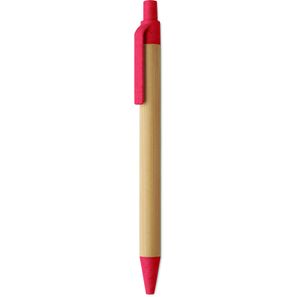 Druckkugelschreiber mit Bambus ITEA COLOUR