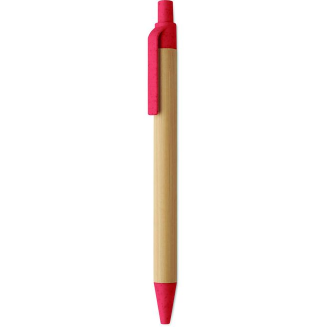 Druckkugelschreiber mit Bambus ITEA COLOUR
