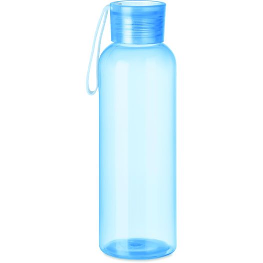 eine blaue wasserflasche mit einem metalldeckel Trinkflasche Tritan 500ml INDI (Bild 1)