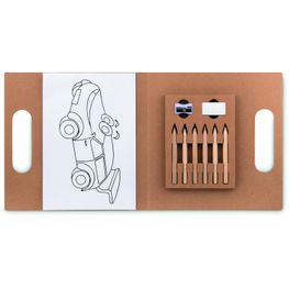 Malset mit 6 Buntstiften FOLDER2 GO