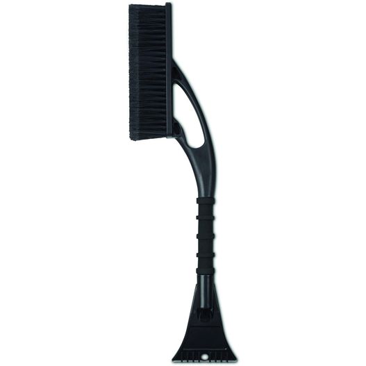 eine schwarze pinsel mit schwarzem griff Schneefeger mit Eiskratzer SNOW&ICE (Bild 1)