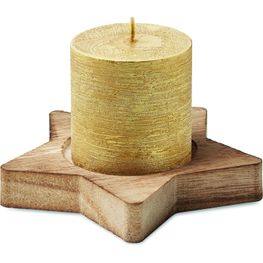 Kerze mit Halter LOTUS