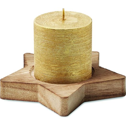 Kerze mit Halter LOTUS (Bild 1)