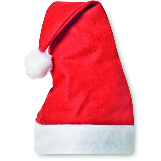 ein roter santa hut mit einem weißen pom pom Nikolausmütze BONO (Bild 1)