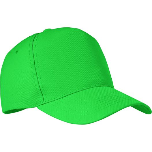 eine grüne baseballkappe auf weißem hintergrund RPET Baseball Kappe 5 Panels SENGA (Bild 1)