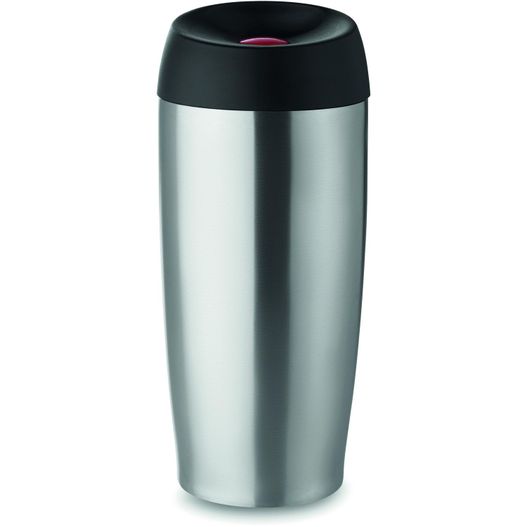 ein edelstahl und schwarzer müll Trinkbecher Edelstahl 350ml UPPSALA (Bild 1)