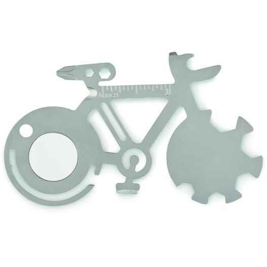 eine fahrraduhr mit schlüssel und schlüssel Multifunktionswerkzeug BITOOL (Bild 1)